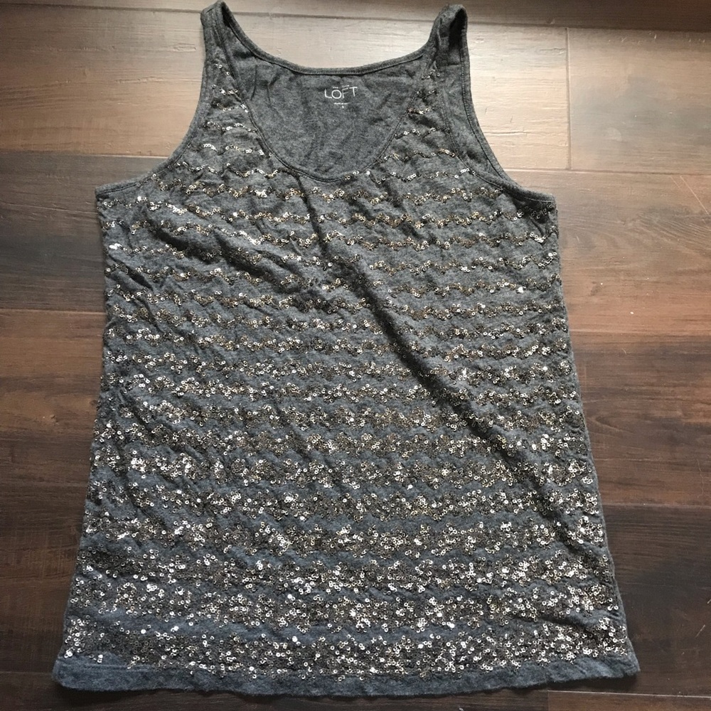 Loft sequin tank